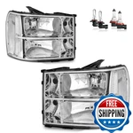 Vizotae Headlights For 2007-2013 Gmc Sierra 1500/2007-2014 2500 Hd 3500. Fixed Price $150.30.