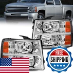 Mostplus Headlight Assembly Compatible 2007-2013 Chevy Chevrolet Silverado 1500. Fixed Price $166.23.