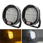 Safego 7 Inch Round Led Light Bar - 2pcs 270w Dual Color White/amber Waterproof. Fixed Price $101.28.