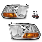 Karsparehub Headlights Assembly For 2009-2012 Dodge Ram 1500 2010-2012. Fixed Price $252.52.