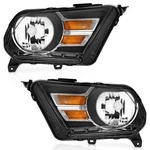 Weelmoto Halogen Headlight For 2010-2014 Ford Mustang (not Fit V6 Trim Models.... Fixed Price $129.88.