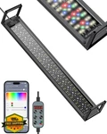 Pawfly 24w Bluetooth Aquarium Light 30-36" Plants Full Spectrum Led. Fixed Price $74.99.