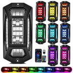 Vi9000 8 Pods 5-sides Full Angle Rgb Led Rock Lights High Brightness 36 Beads. Fixed Price $85.34.