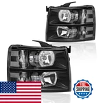 Dimflux Headlight Assembly Headlights Kit Compatible 2007-2013 Chevy Silverado. Fixed Price $149.83.