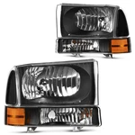 Dwvo Headlight Assembly Compatible 1999-2004 Ford F-250 F-350 F-450 F-550 Super. Fixed Price $173.56.